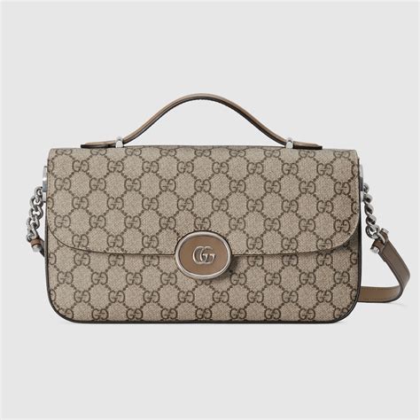 gucci 739721|Petite GG small shoulder bag in GG Supreme .